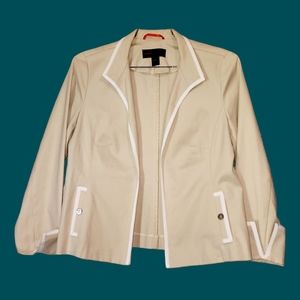 Nina McLemore Tan Blazer Made in USA